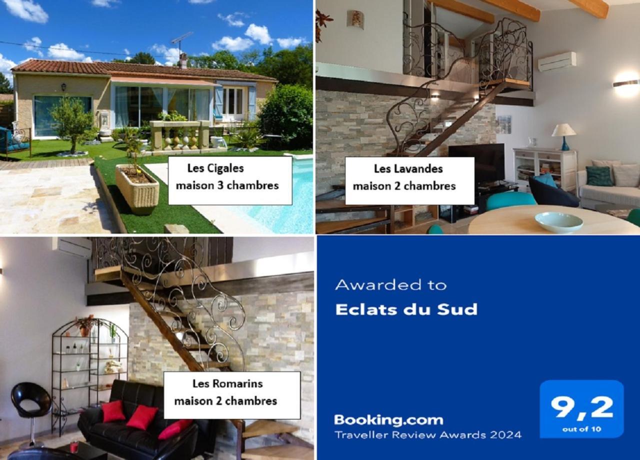 Eclats Du Sud Hebergements "Les Lavandes" Ou "Les Romarins" Meubles De Tourisme Classes 3 Etoiles Auriol Dış mekan fotoğraf